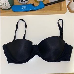 Black bra - removable straps